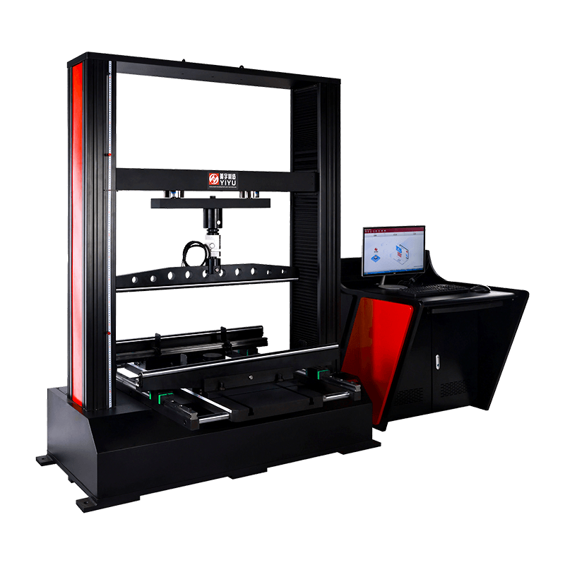 WDW-sarjan kaksoispylväinen ovityyppinen kaksiruuvimikrotietokoneohjattu monitoiminen puristus- ja taivutustestauskone